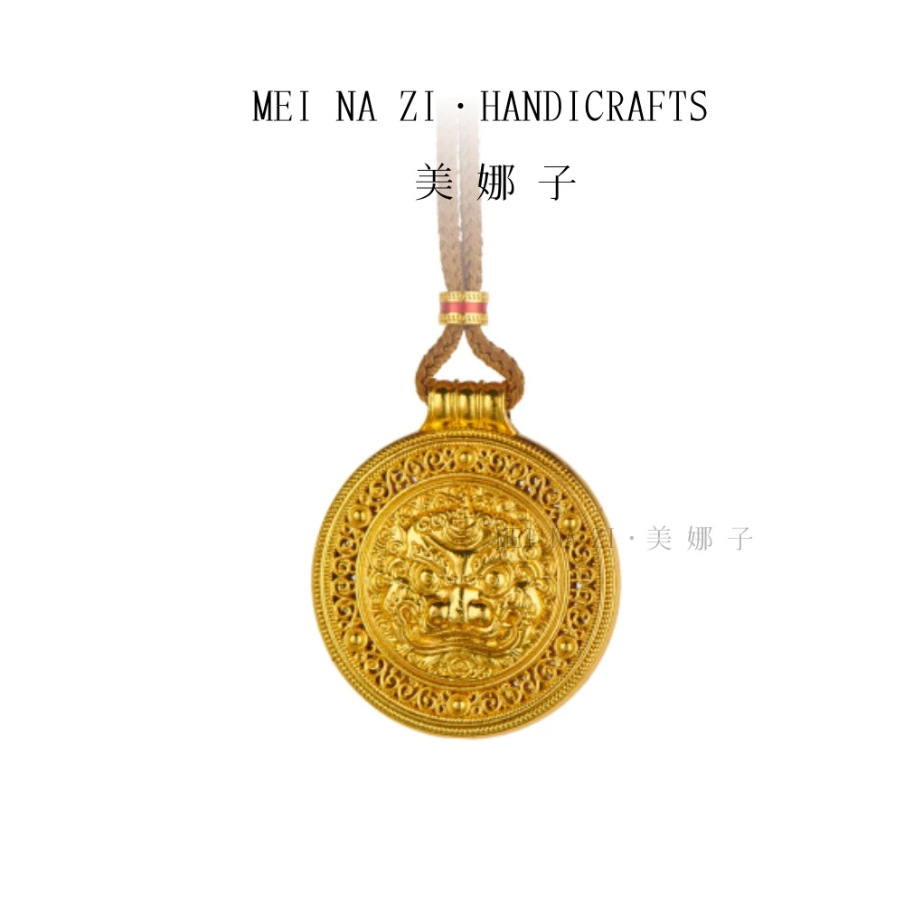 项链  予禧/貔貅罗盘韦雪同款手工复古双面百搭情侣