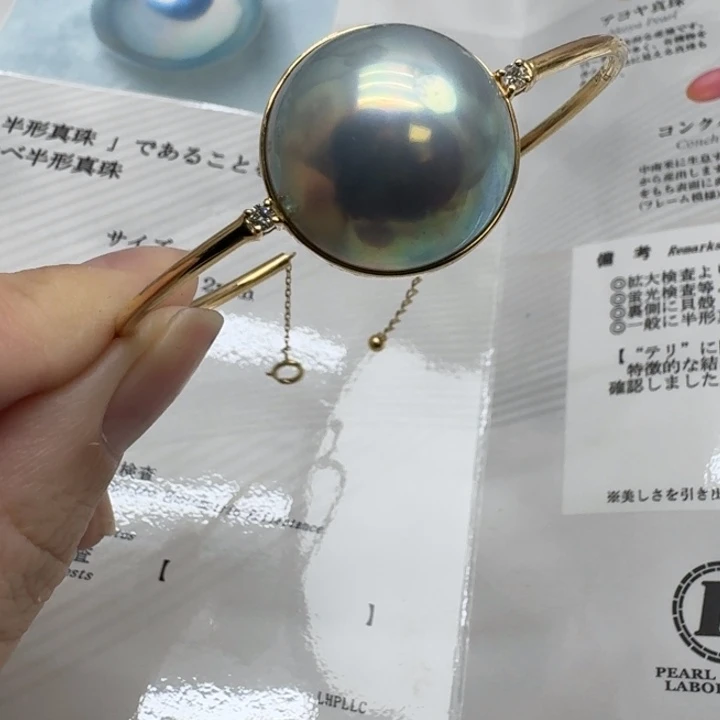 手绳拼合珍珠（马贝珠）未镶嵌