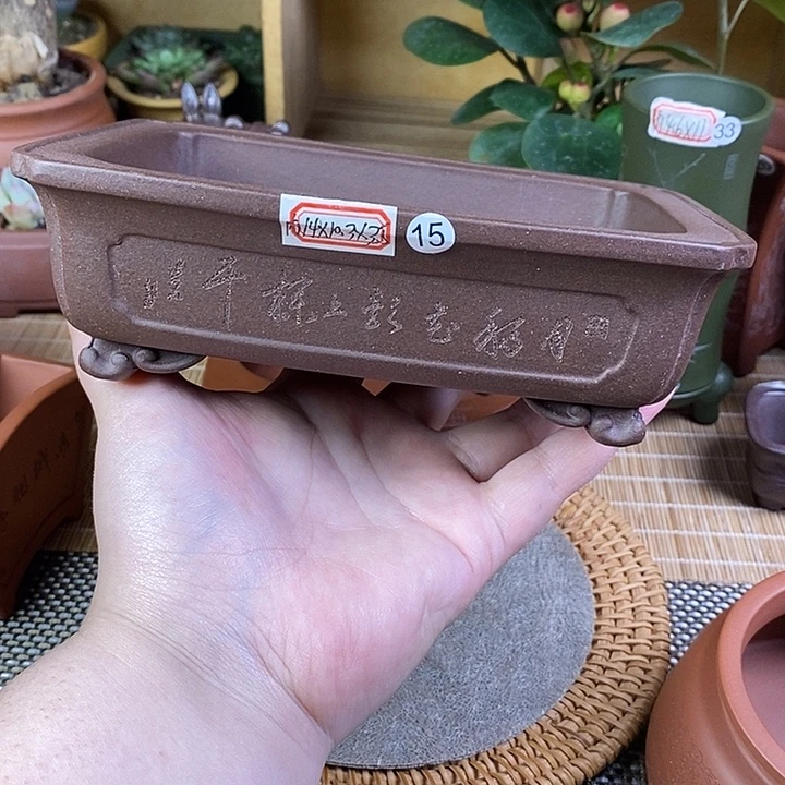 琉璃手工艺品宜兴紫砂精品花盆