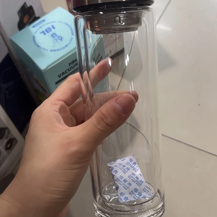 宇凯双层本350ml玻璃杯。。