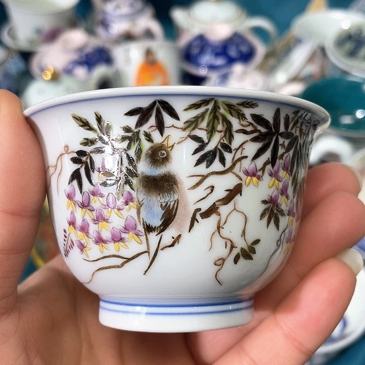 天**空景德镇陶瓷主人杯12233