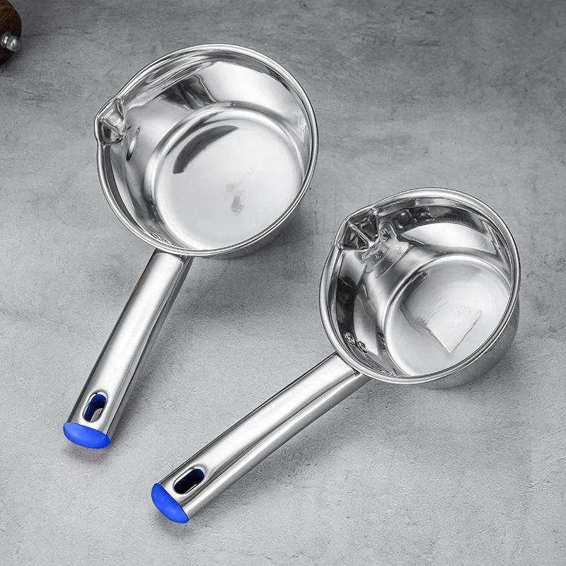 家用特厚水瓢不锈钢水勺长把水舀子长柄粥勺短柄水漂舀瓢子大汤勺