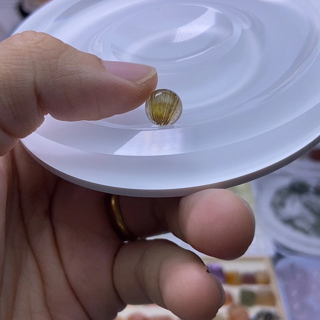 安***安水晶手串未镶嵌定制打孔不退换