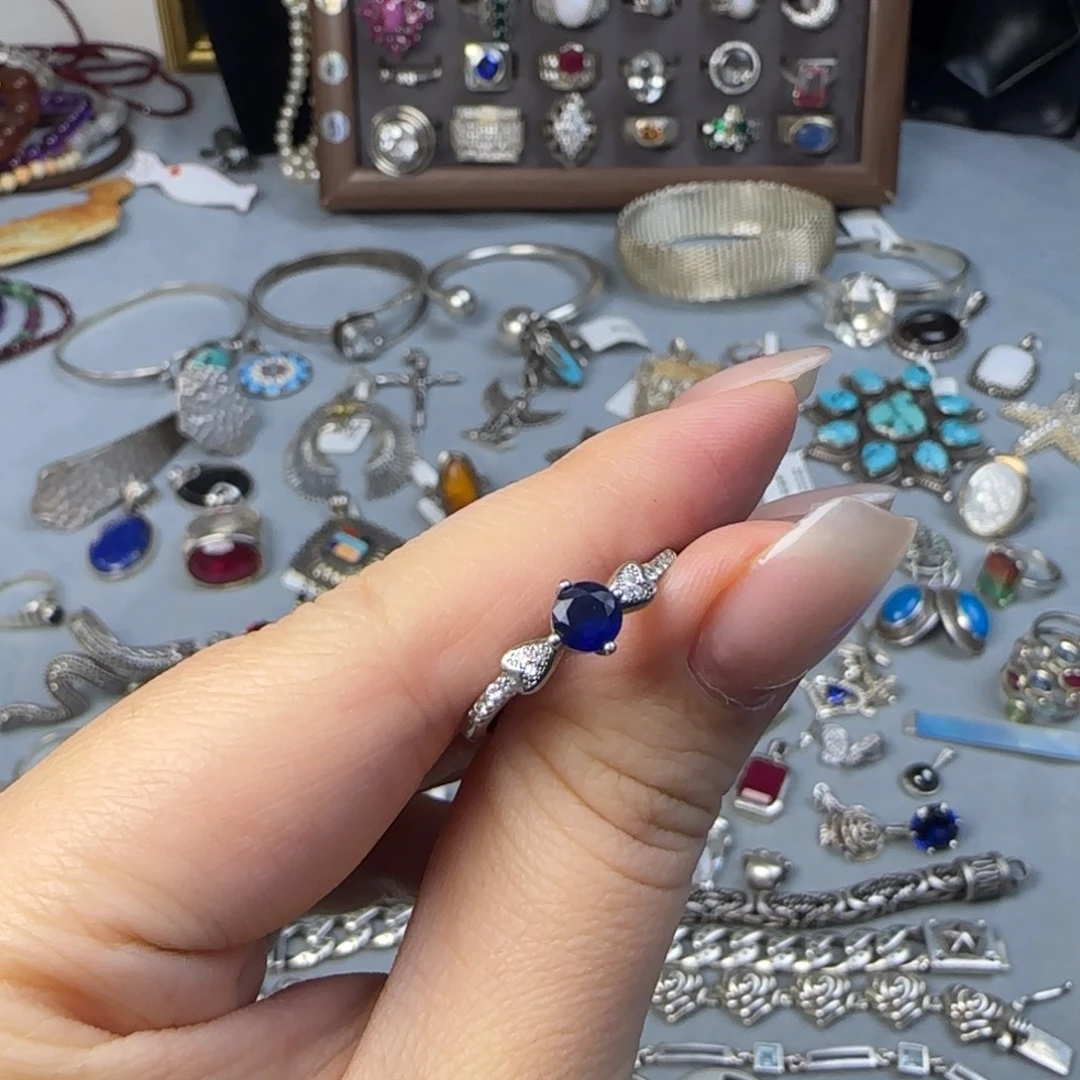 925银中古饰品放漏