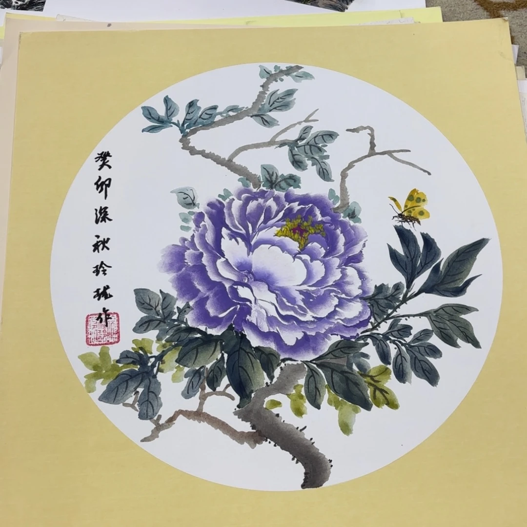 国画国画老师作品刘