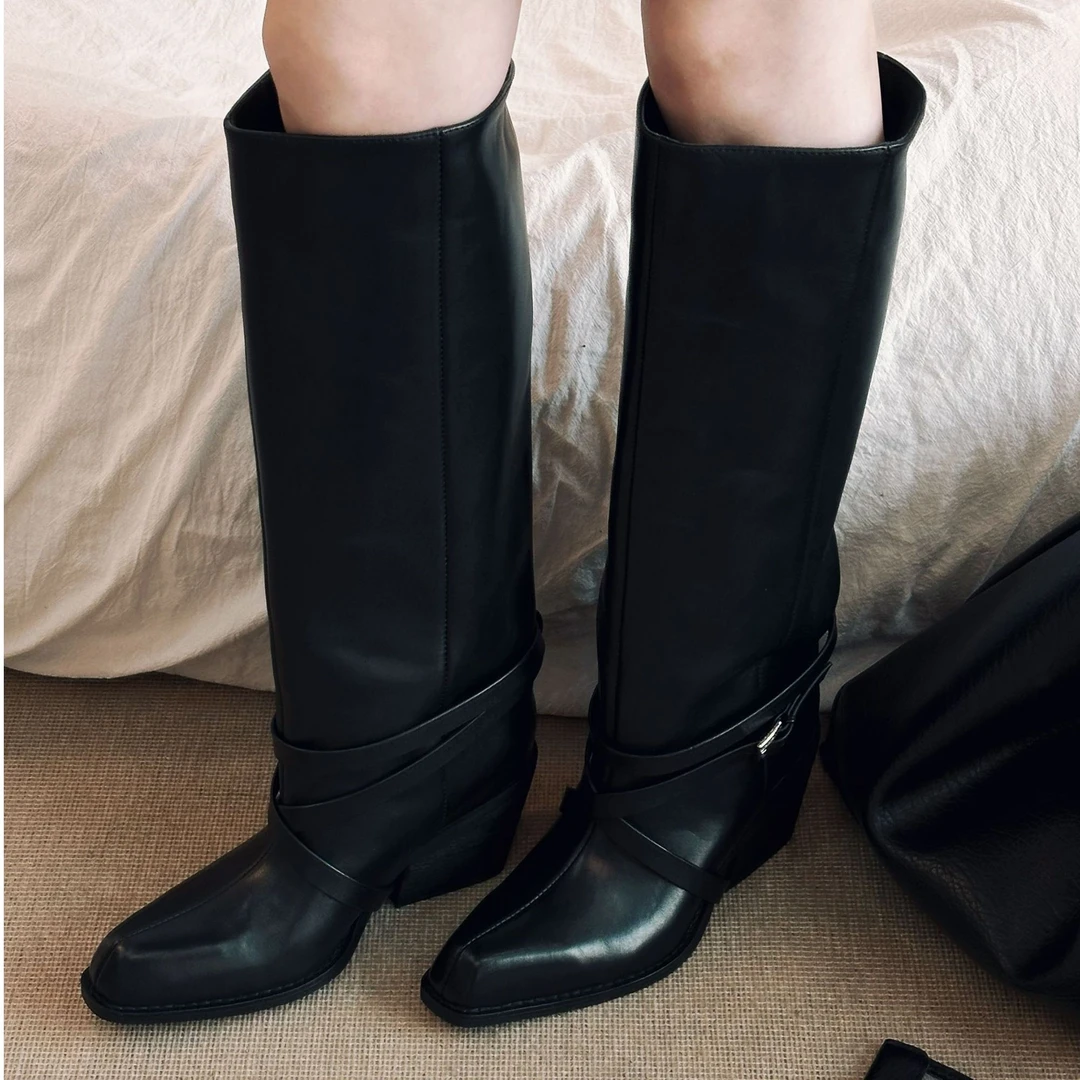 【小熊粉丝专享】泓阳琳官方品牌·宅女同款靴子女高跟低跟短靴长靴