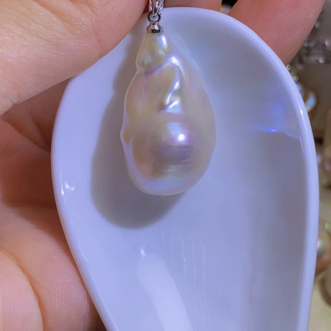 合金淡水珍珠天然珍珠无染色，无优化