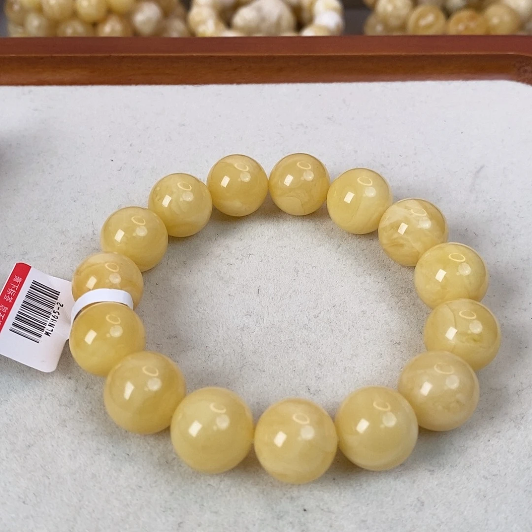 蜜蜡未镶嵌珠宝奇石14mm 24.1g