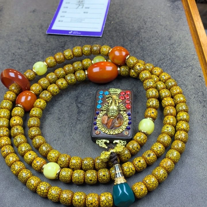 星月菩提吊坠周*福脖挂