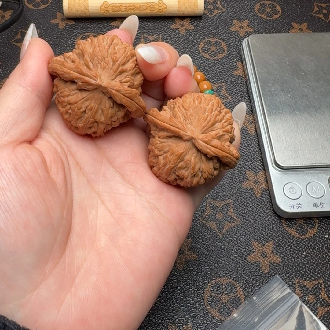 把件文玩核桃41､5白G296