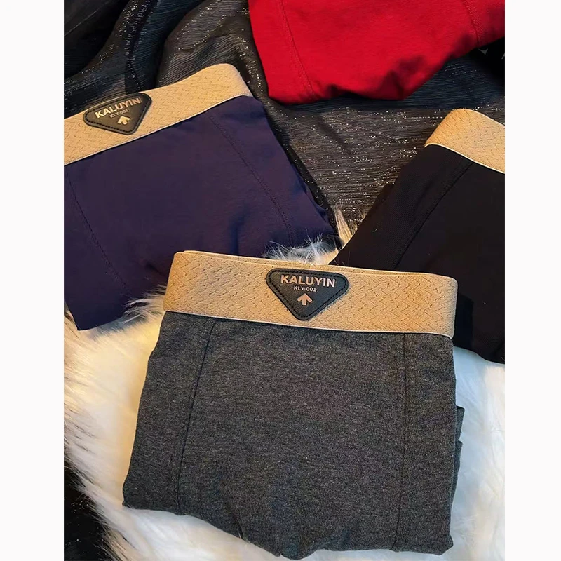 男士纯棉内裤男生四角裤衩2025新款透气大码300斤男款平角短裤头