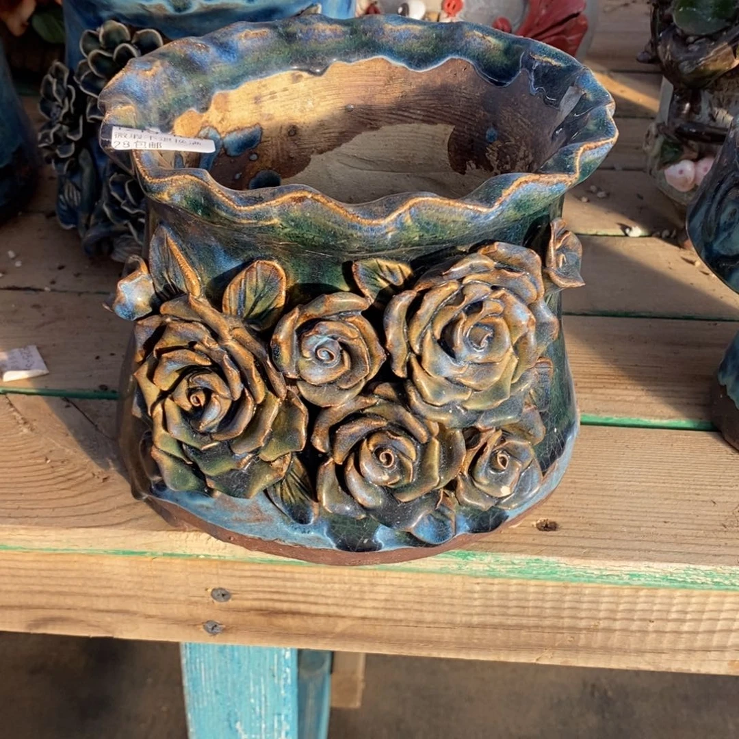 105号多肉盆口径16高16