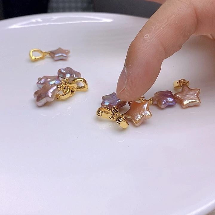 淡水珍珠银S925镶嵌颈饰426