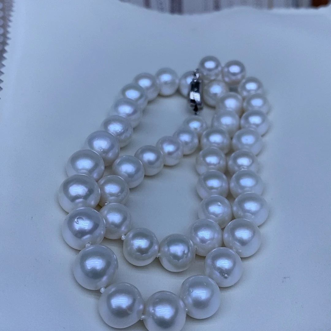 淡水珍珠卡10到11微瑕银S925镶嵌