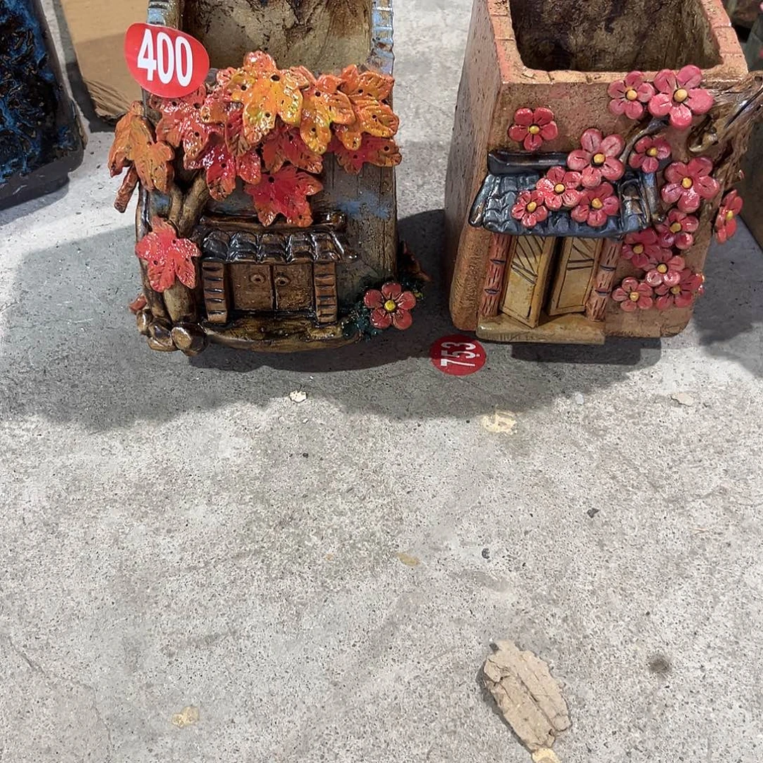 400 号陶然花器手工花盆