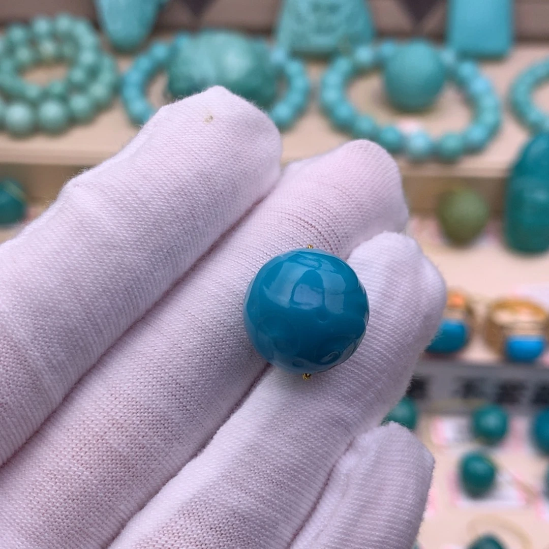 绿松石未镶嵌珠宝奇石14.8