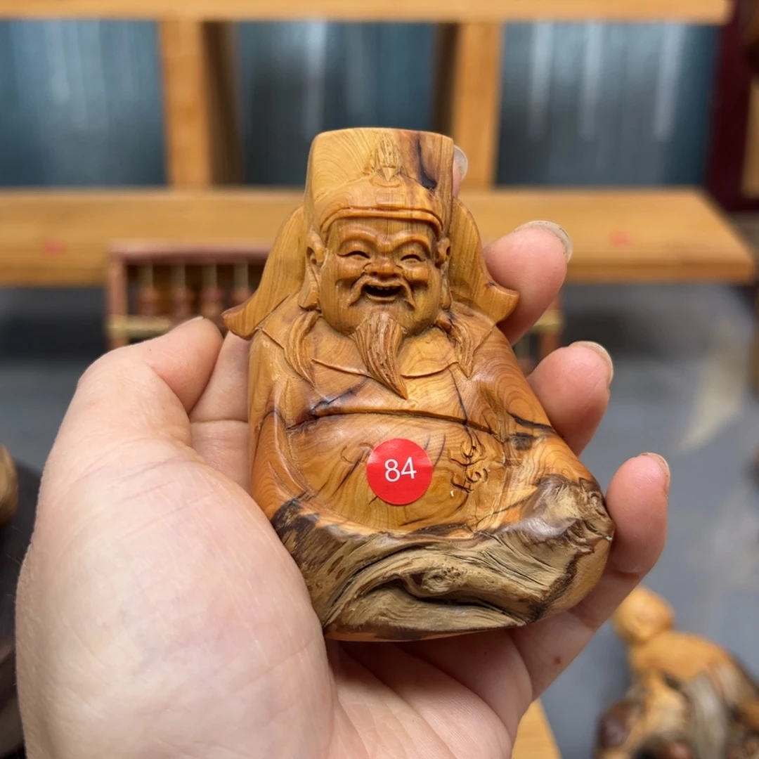 那***大木崖柏木摆件手把件，