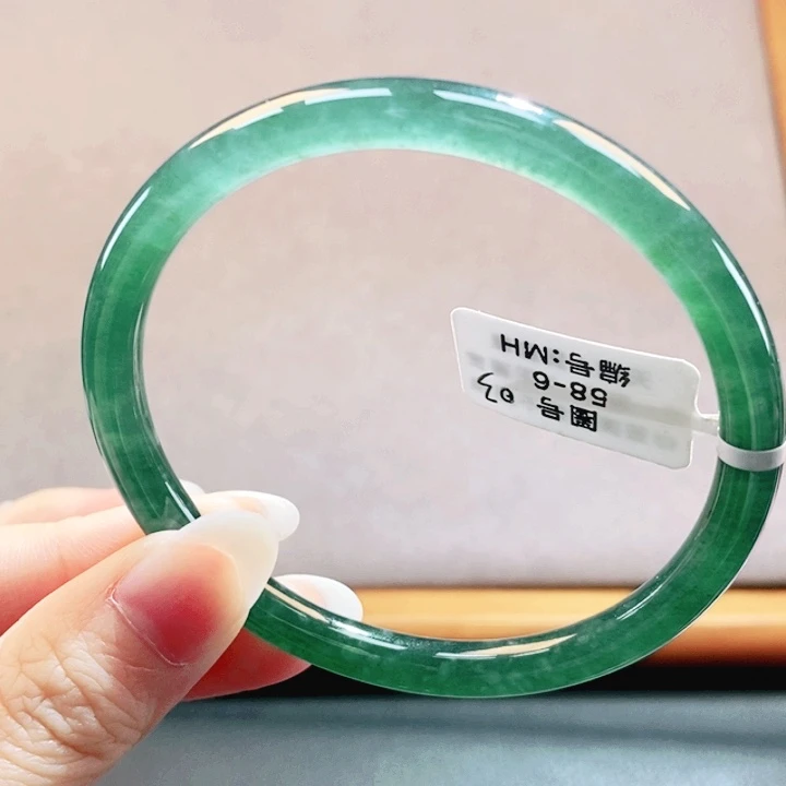 翡翠未镶嵌手镯翡翠手镯34