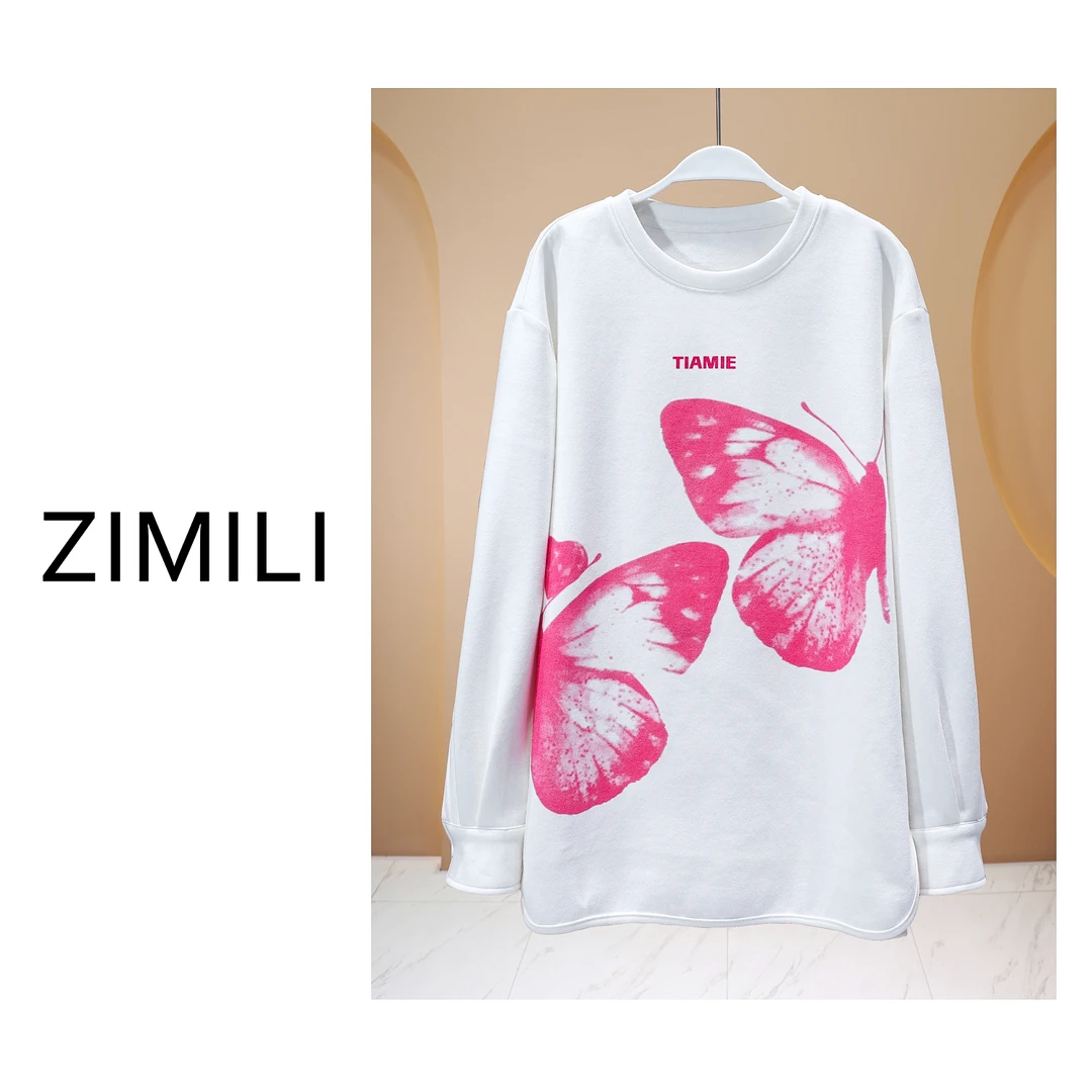 【LIANG哥女装】2025欧货莱赛尔天丝白色印花高弹显瘦爽肤衣6075