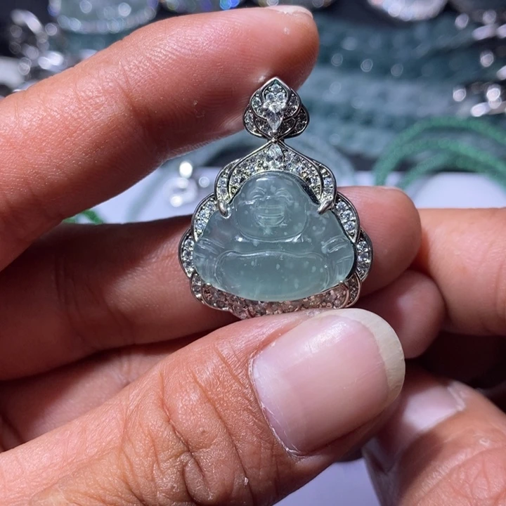 翡翠未镶嵌颈饰天然翡翠