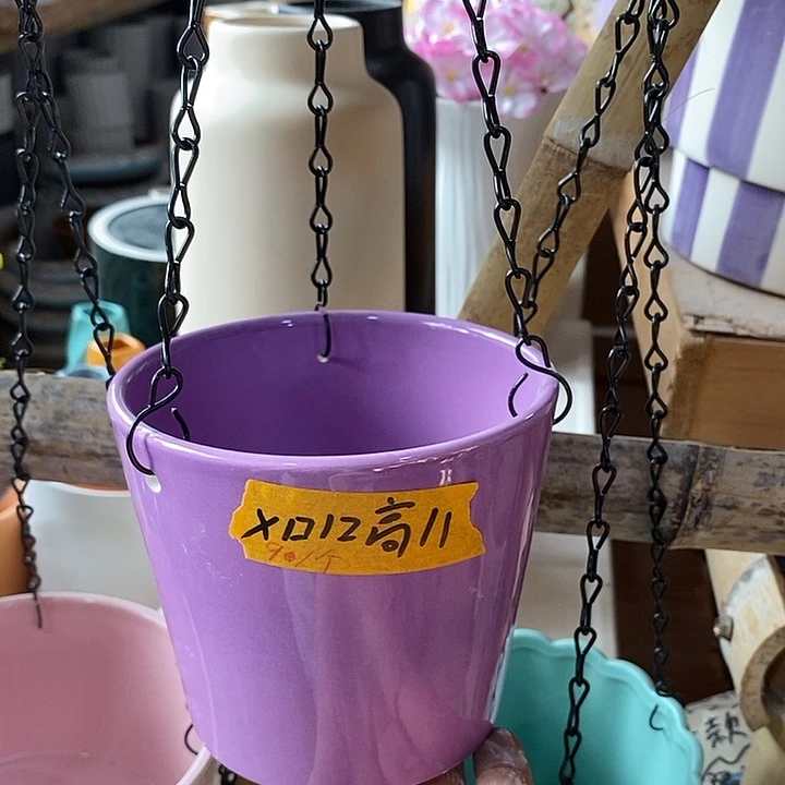 摆件陶陶盆有孔 瑕疵介意勿拍