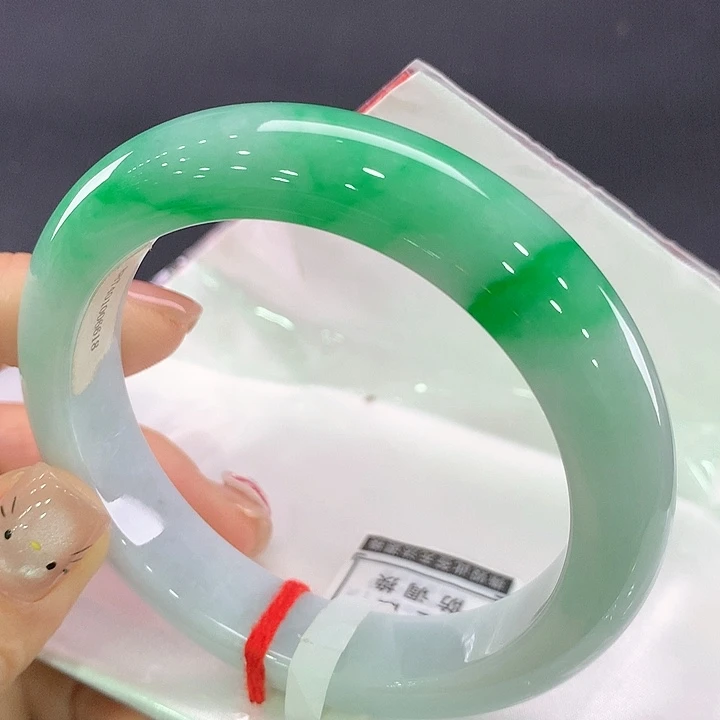 未镶嵌手镯翡翠正圈57-58