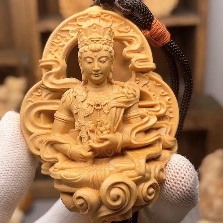 虚空藏菩萨八公分挂件