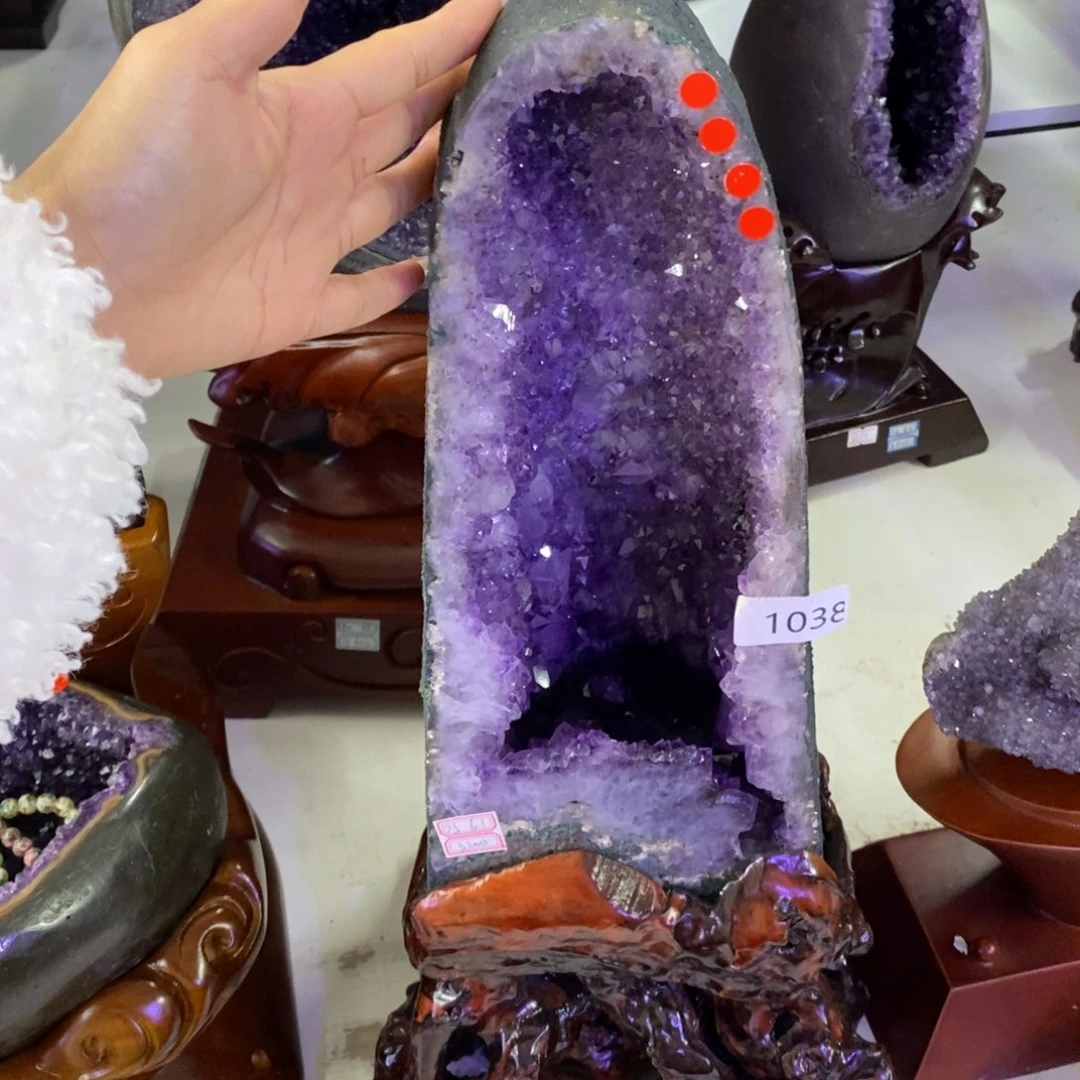 水晶摆件婷未镶嵌