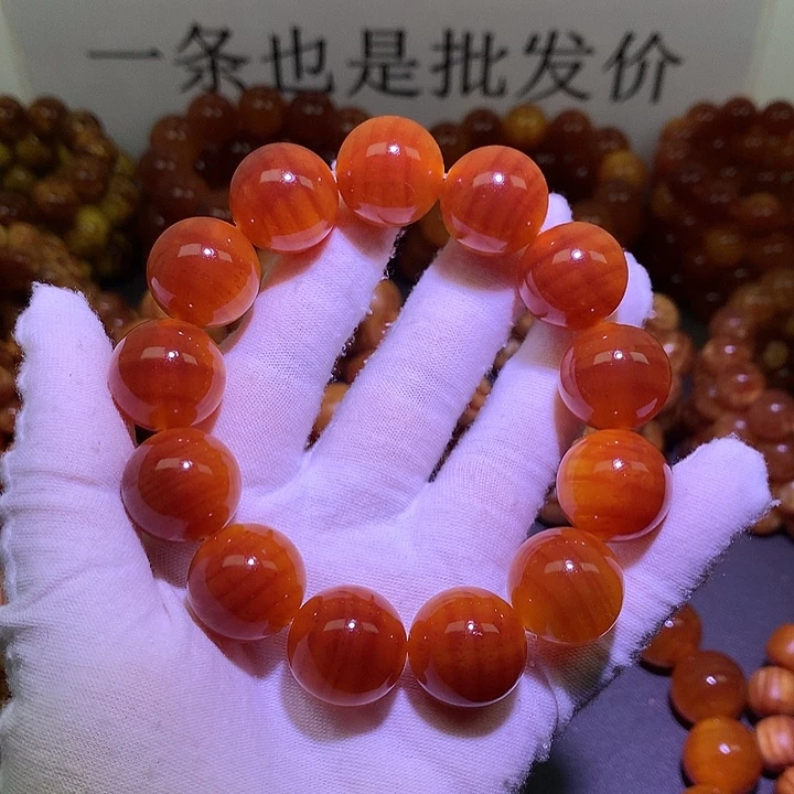 松木（琥珀木）手串/手链1.8 包浆高货