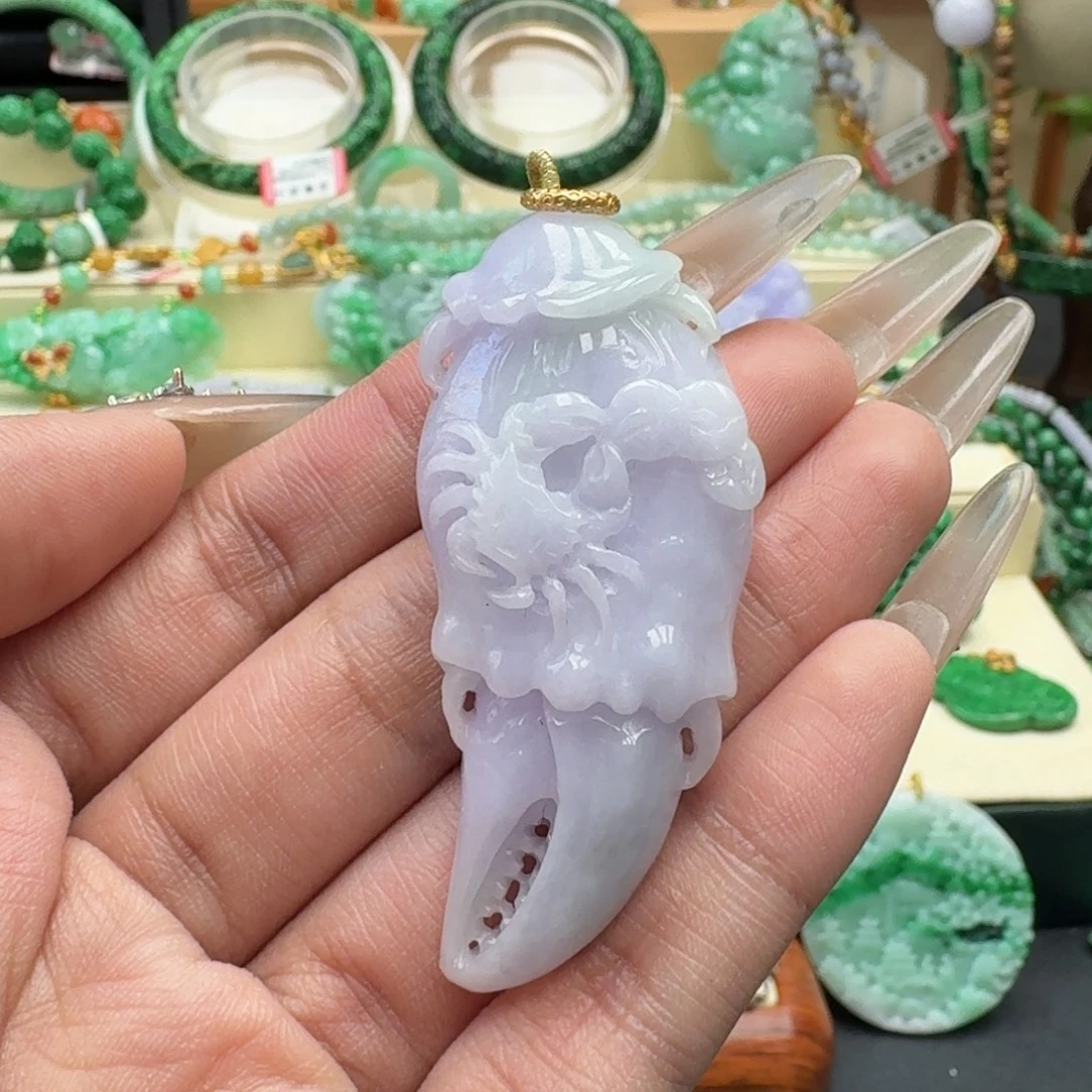 翡翠未镶嵌颈饰翡翠吊坠