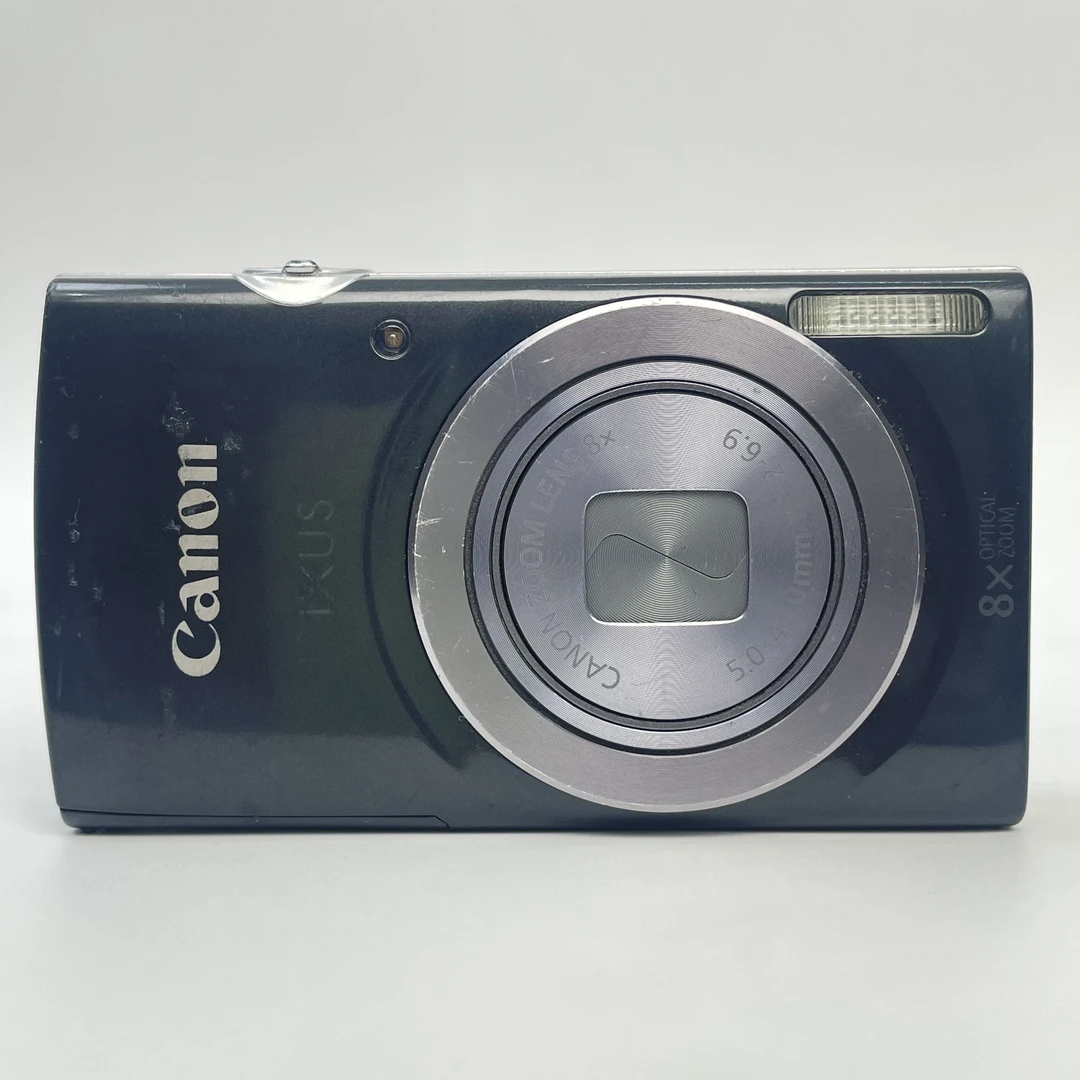95新 Canon/佳能 ixus160黑色2000万像素8倍变焦复古ccd数码相机