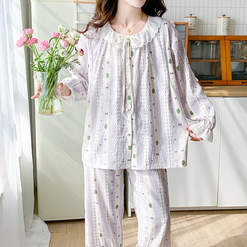 夏季薄款月子服隐形拉链哺乳睡衣产前产后喂奶家居服裤子可调节