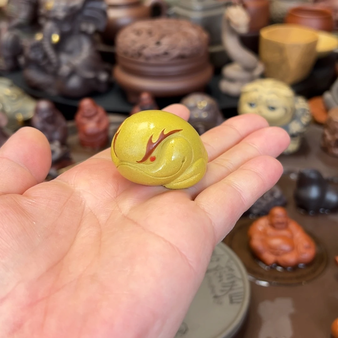 茶宠紫砂紫砂金蟾