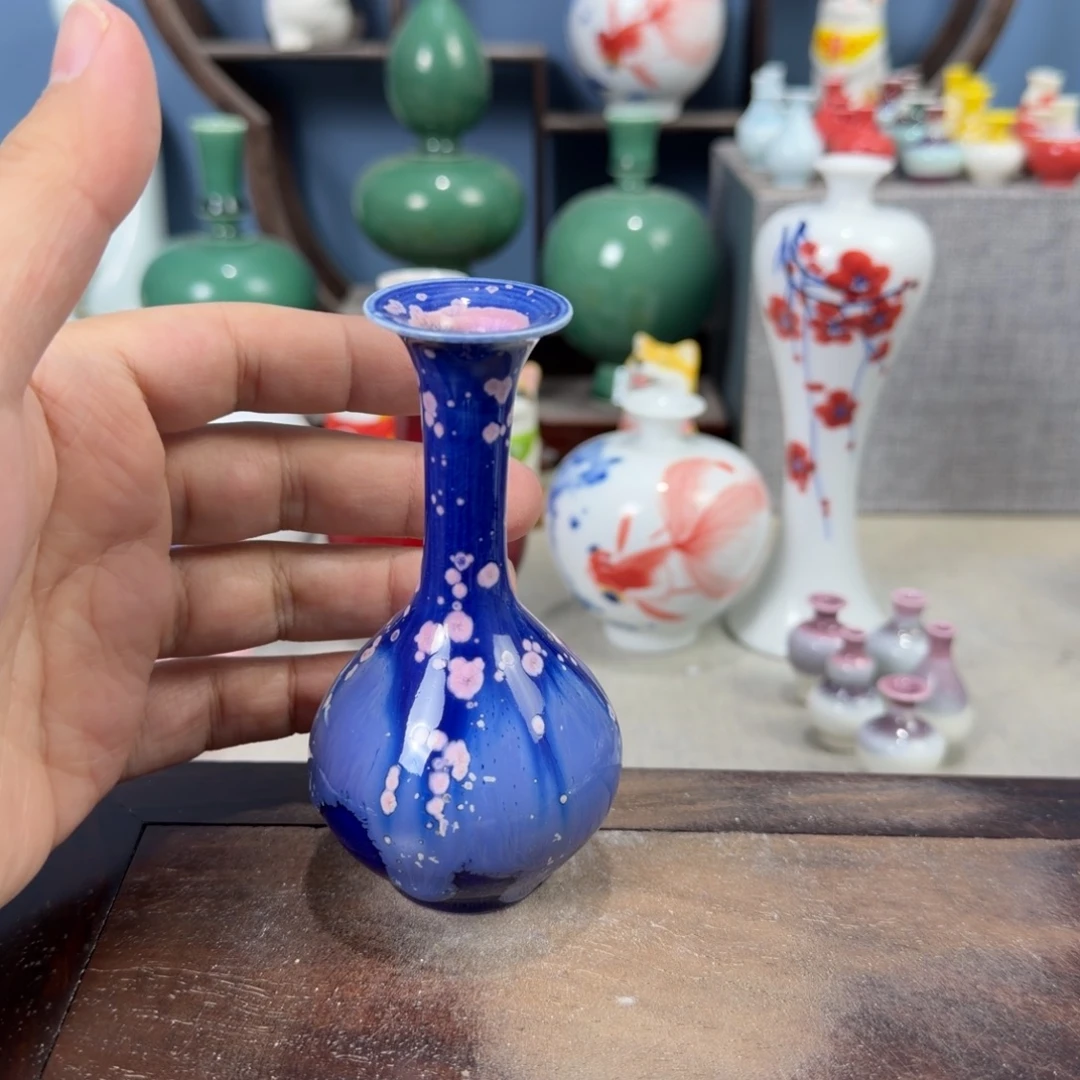 陶瓷手工小花器摆件