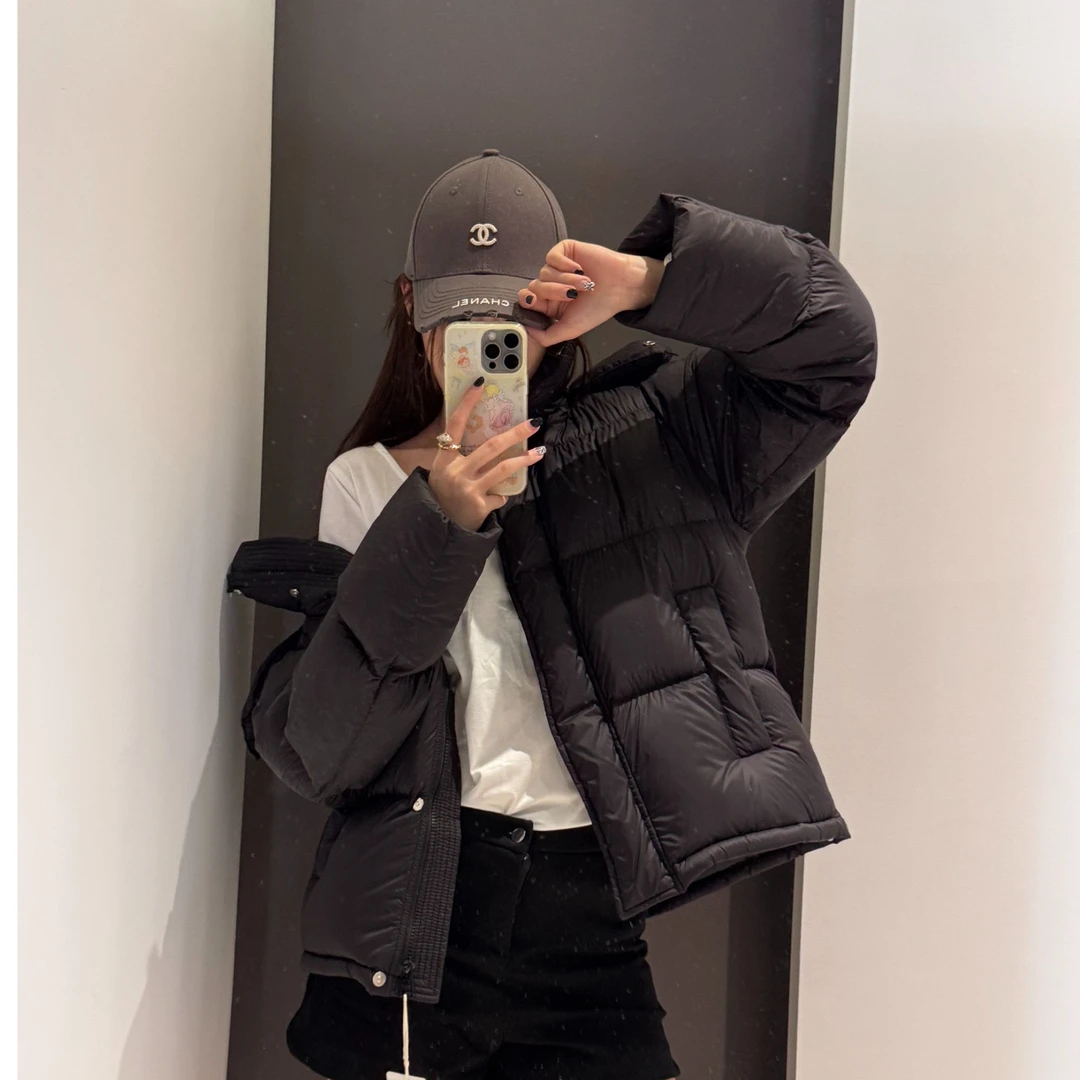 2025新标90白鹅绒韩版加厚休闲女装带帽羽绒服11.03