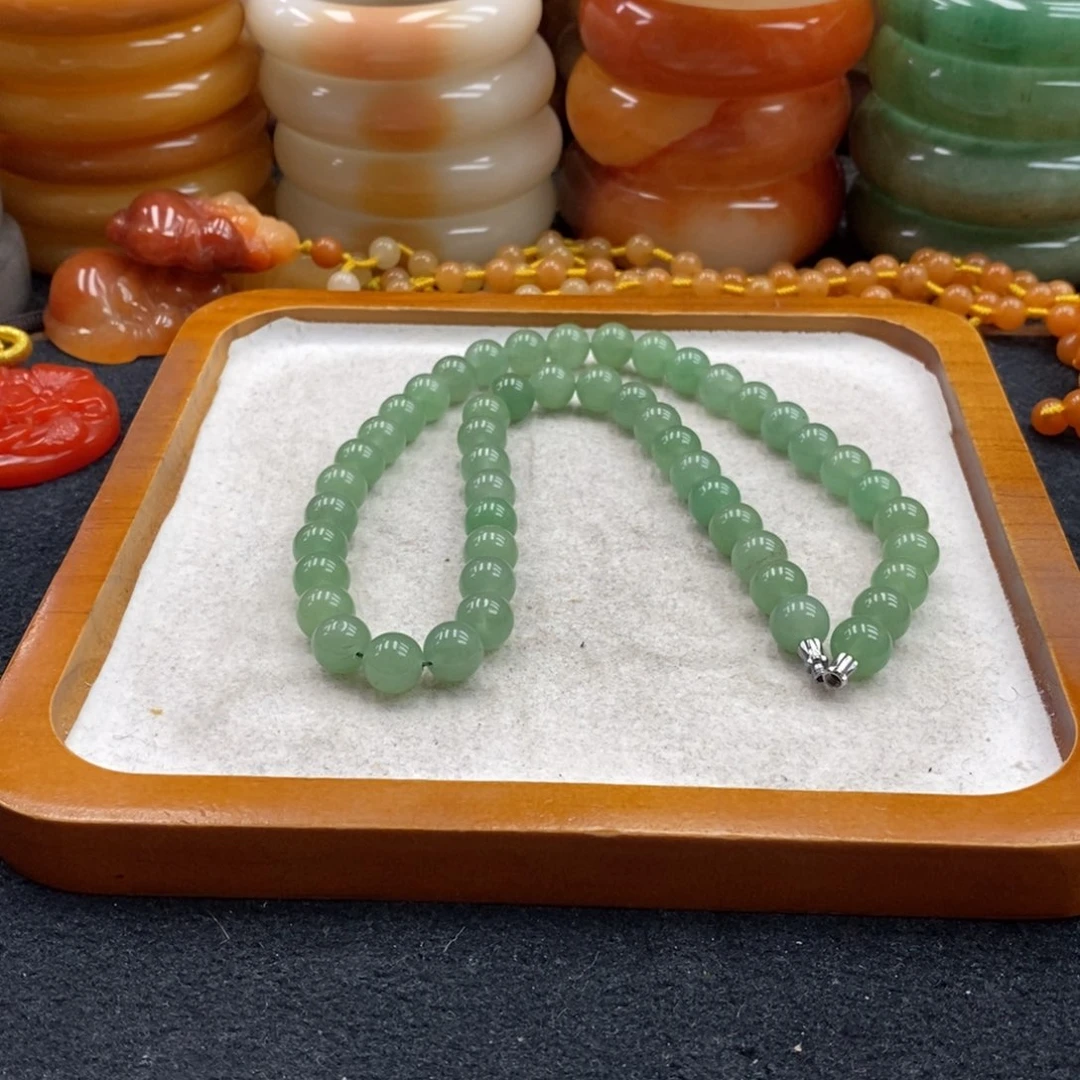 石英岩玉未镶嵌手镯（圆镯）