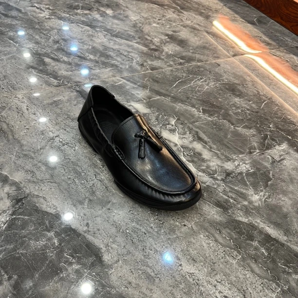 夏季新款纯皮豆豆男鞋小一码拍