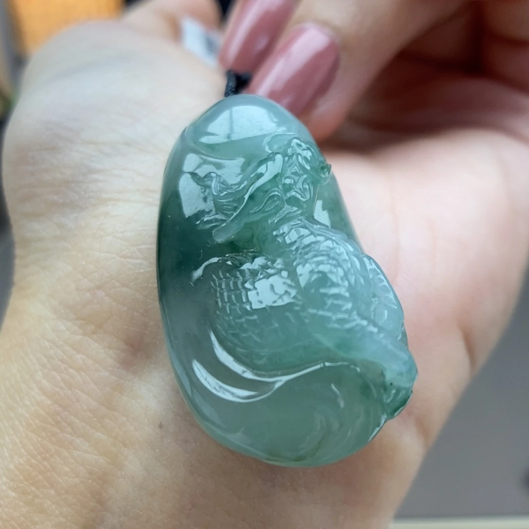 翡翠未镶嵌颈饰吊坠61