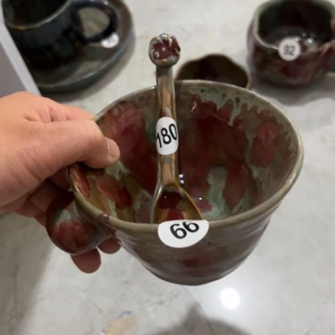 碗库*手捏餐具茶具咖啡杯壶承