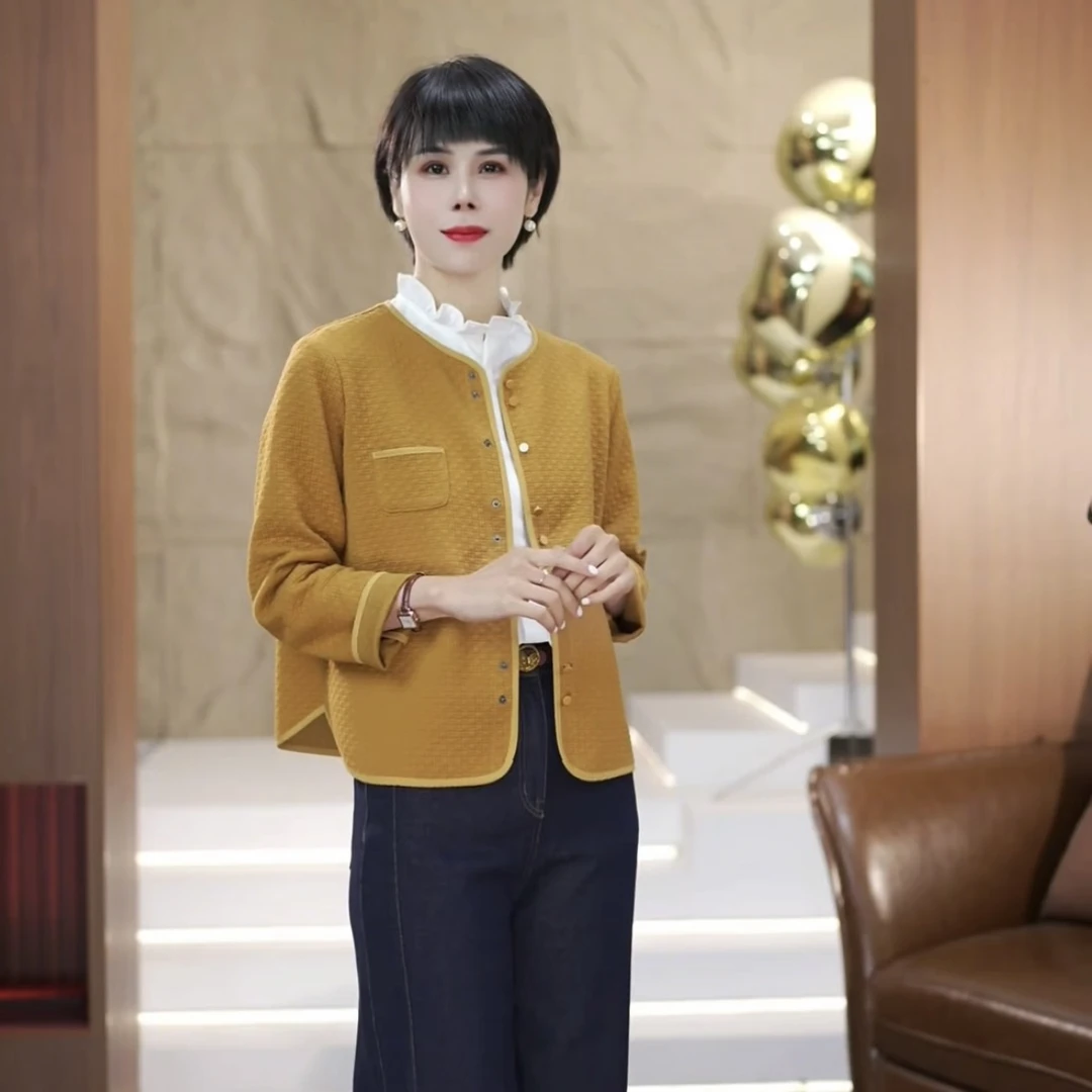 【渲渲推荐】1008春季气质轻奢小口袋外套