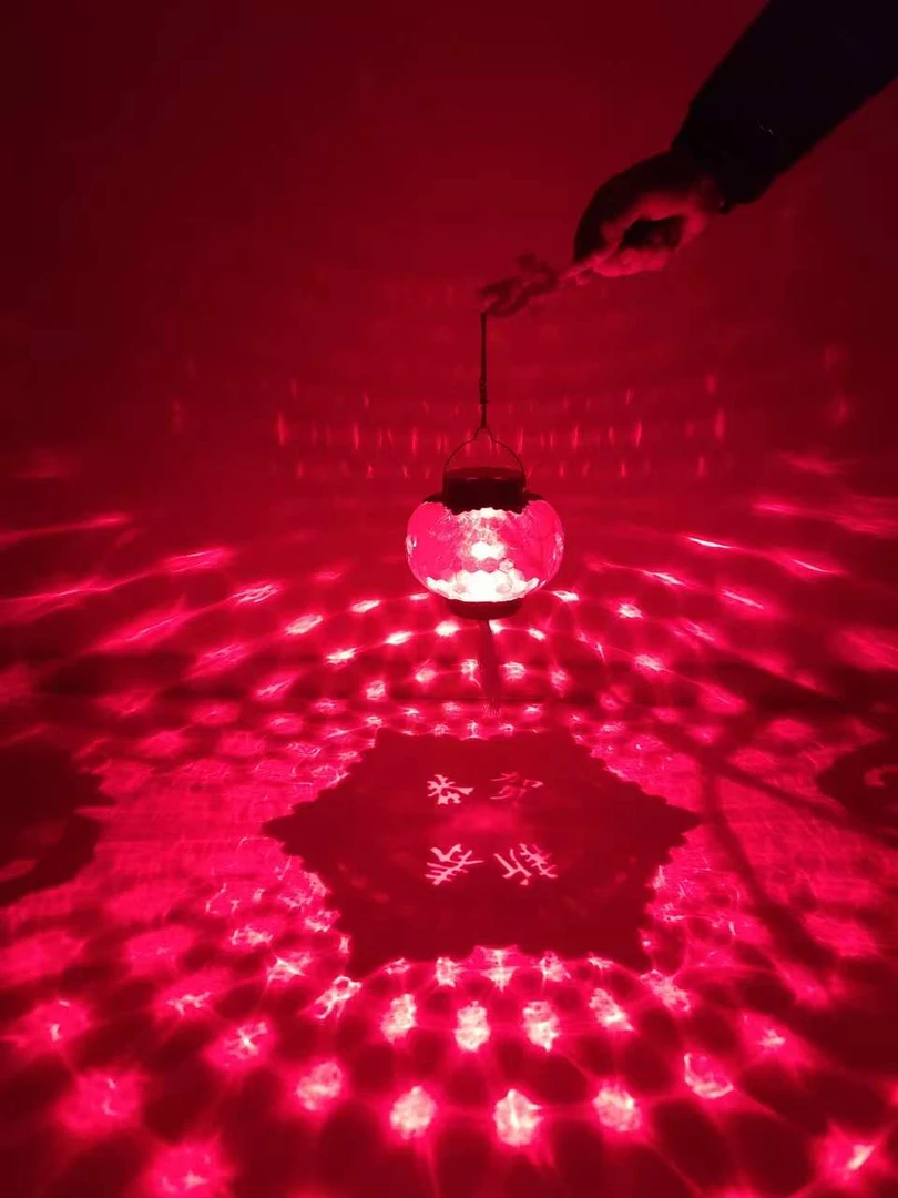 新年元宵节悬挂儿童手提两用复古红灯笼春节装饰喜庆宫灯有音乐