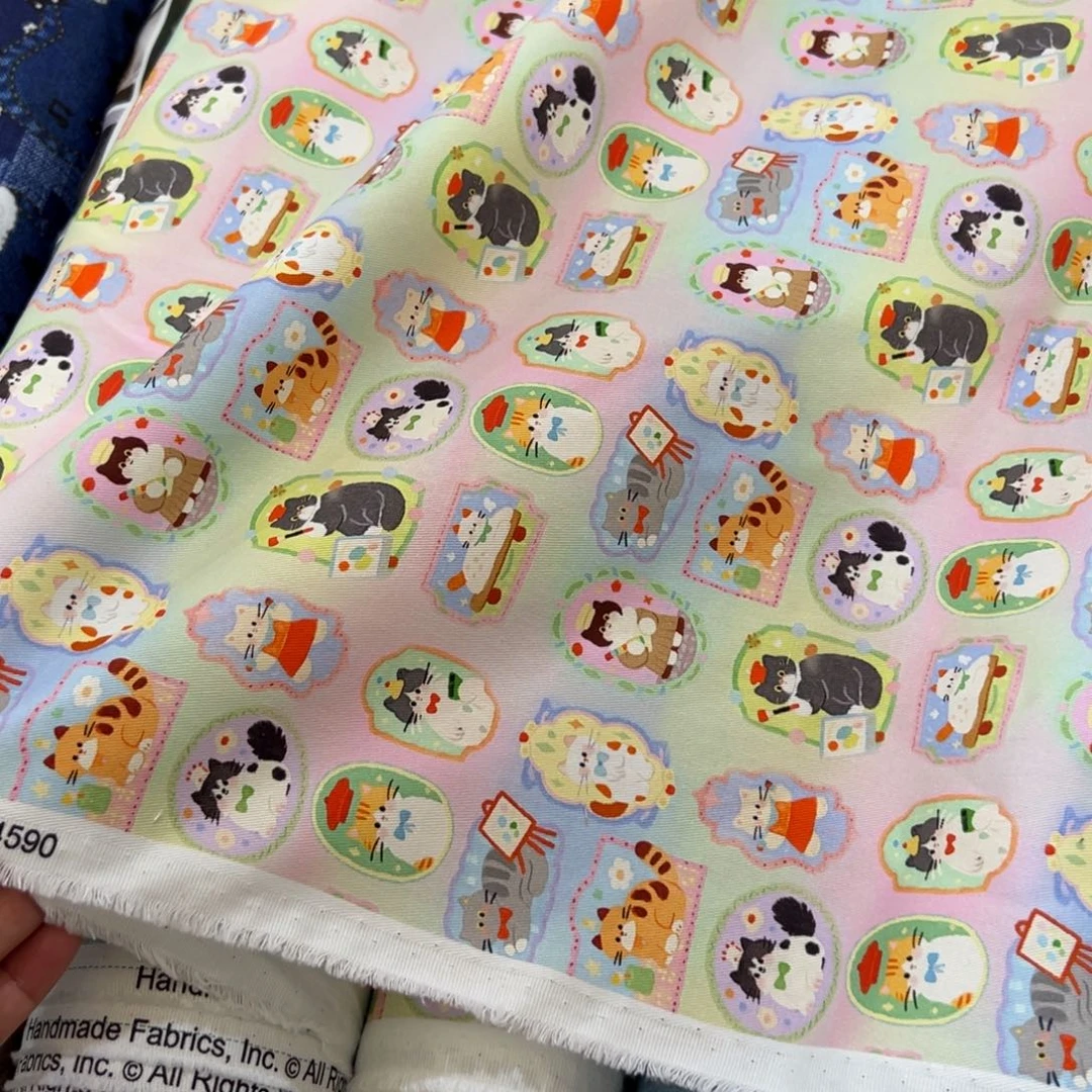 棉一米价新款首发纯棉斜纹纱卡1.5宽果子b