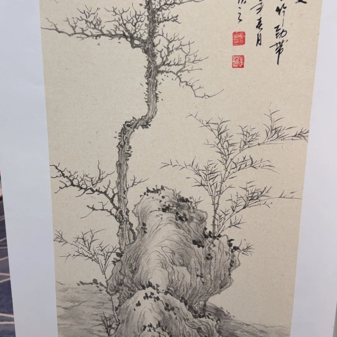 国画国画作品山水花鸟纯手绘