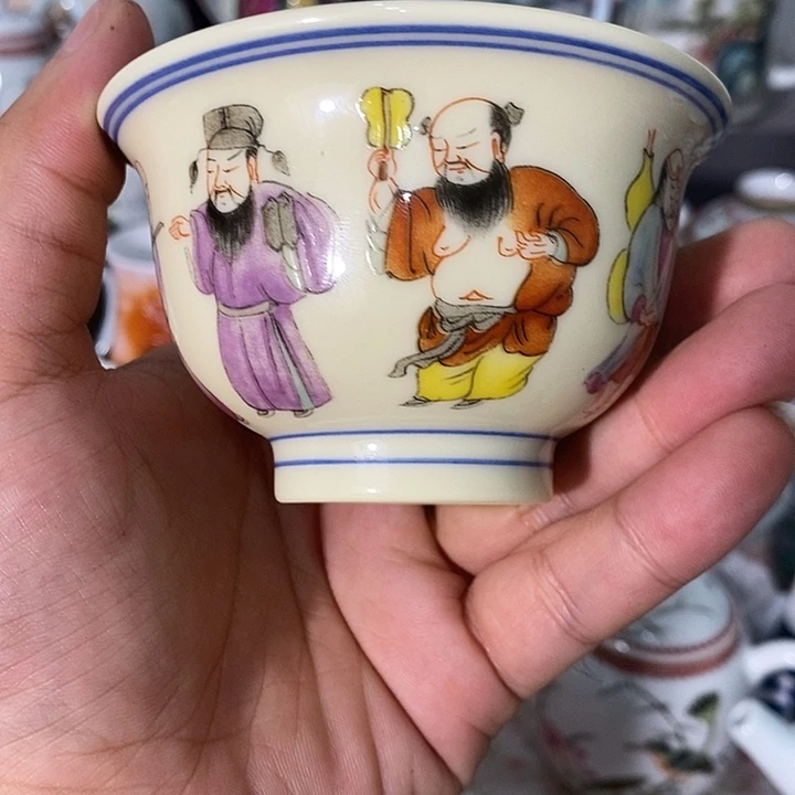 摆件景德镇陶瓷主人杯12344