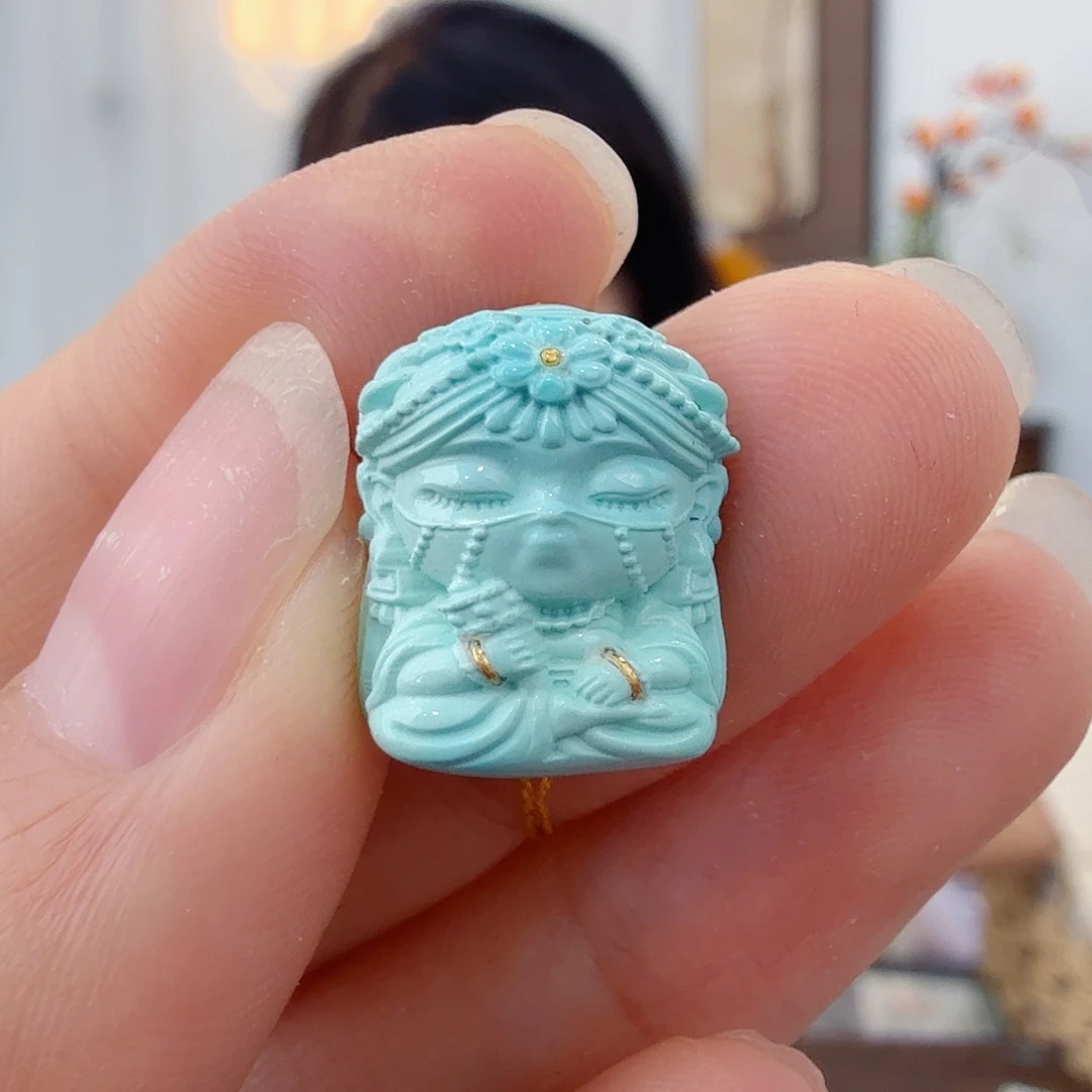 绿松石未镶嵌珠宝半成品