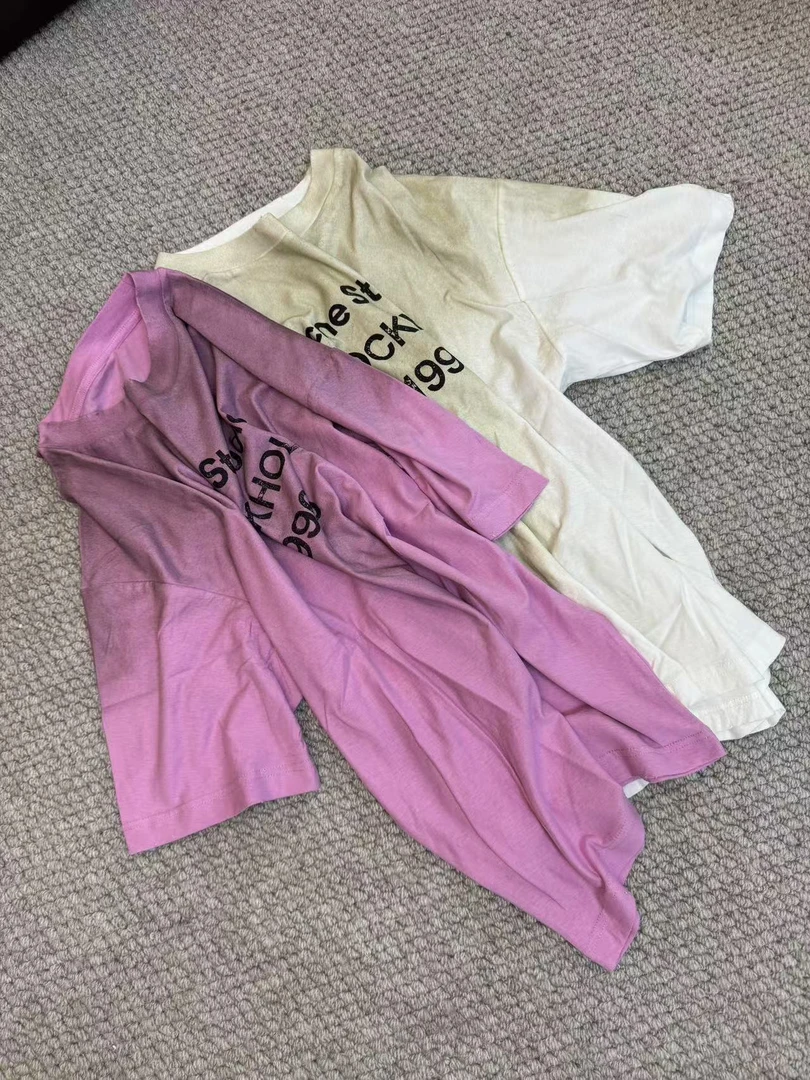 【花花严选】潮流简约个性百搭做旧脏脏T恤