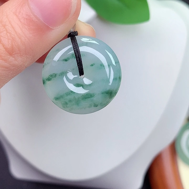 颈饰未镶嵌翡翠8号25.2-6.2mm