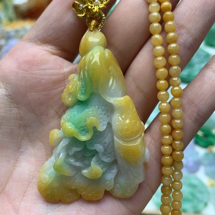 颈饰未镶嵌翡翠翡翠