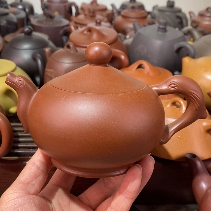 紫砂茶壶微瑕处理一把