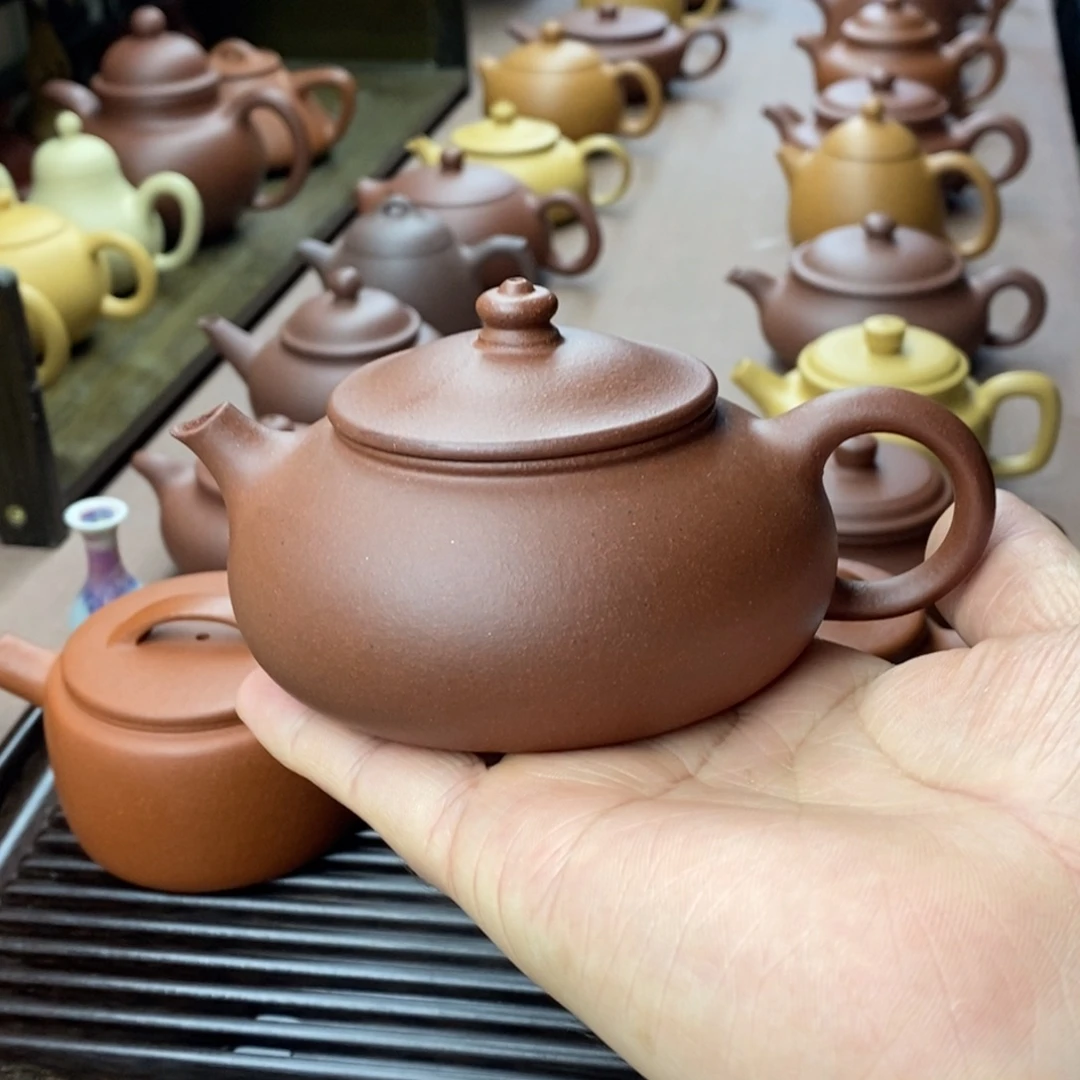 紫砂茶壶紫砂寒江微瑕